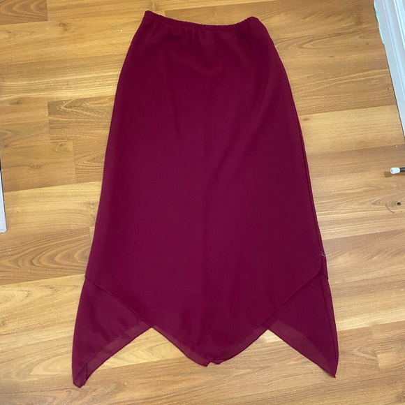 ASYMMETRICAL MID LENGHT SKIRT - Picture 3 of 3